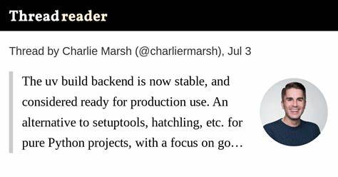 The uv build back end is now stable