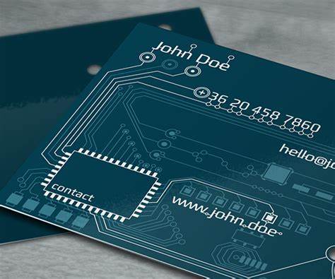 Weird and wonderful PCB business card designs