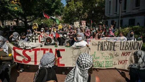 Columbia's anti-Israel protesters say Trump pulling $400M in grants from university is a 'scare tactic' - Yahoo News