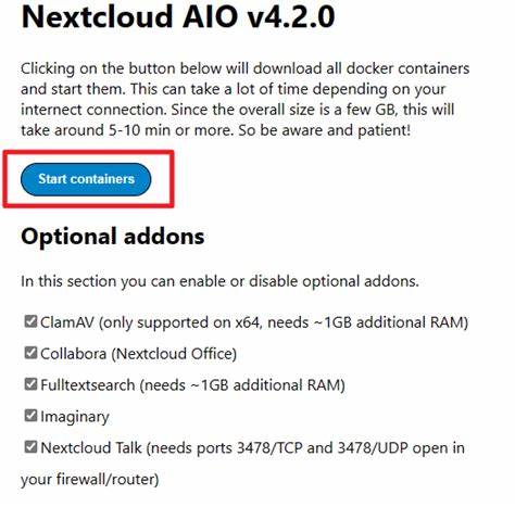 Nextcloud All-in-One