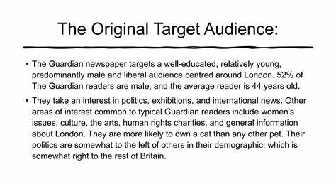 What is a typical profile for The Guardian paper and The Daily Mail 