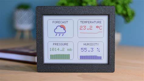 Colour e-paper weather display