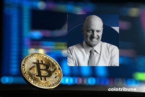 Bitcoin down as Jim Cramer says crypto ‘deserve a spot’ in ... - MSN