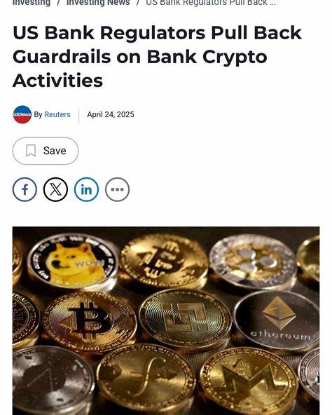 US bank regulators pull back guardrails on bank crypto activities - ZAWYA