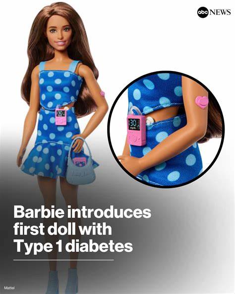 Mattel launches Barbie with Type 1 diabetes and a glucose monitor