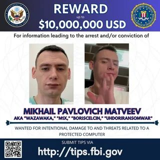 Notorious ransomware programmer Mikhail Pavlovich Matveev arrested in Russia - Security Affairs