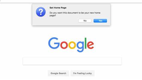 Ustawianie Google jako strony głównej