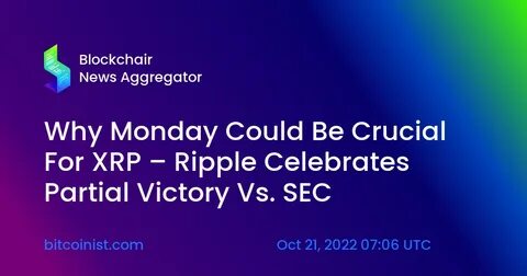 Ripple celebrates victory in the five-year war with the SEC. What's next for XRP? - ITC
