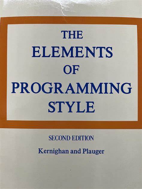 The Elements of Programming Style