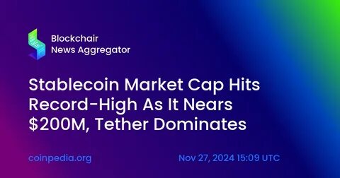 Stablecoins Surge Past Ethereum as Market Cap Hits Record High - The Market Periodical