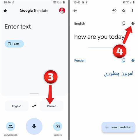 بارگیری و استفاده از «ترجمه Google»
