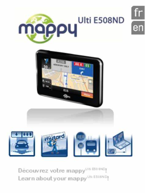 Mise à jour GPS Mappy Ulti E 508 ND relativement ancien