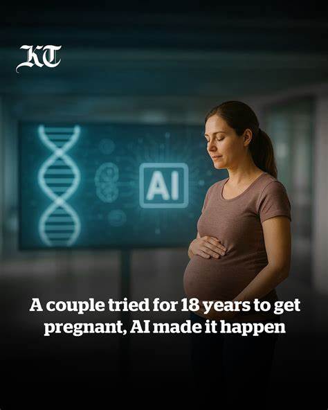 A couple tried for 18 years to get pregnant. AI made it happen