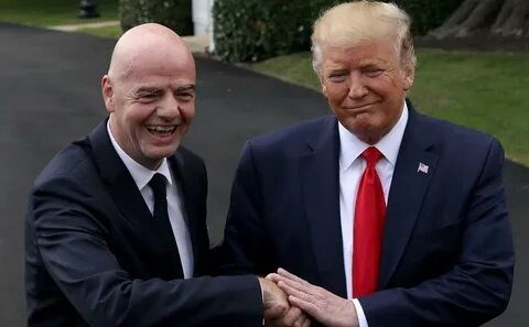 FIFA-Boss platzt vor Stolz Gianni Infantino: "Donald J. Trump hat meinen Namen gesagt