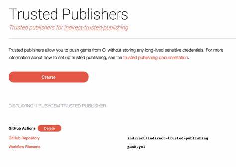 Trusted Publishing