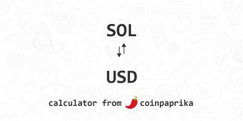 SOL/USD - Solana US Dollar