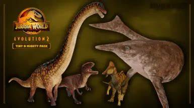 Tiny and Mighty New Species Pack (1.8.1) at Jurassic World Evolution 2 