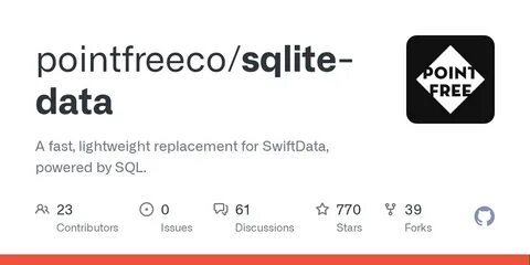 SQLiteData: A fast, lightweight replacement for SwiftData using SQL and CloudKit