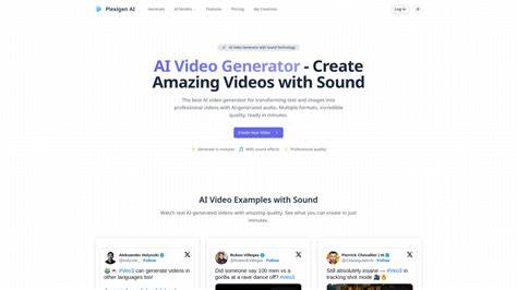 Create Videos with Sound – Plexigen AI