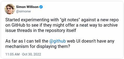Git Notes: Git's coolest, most unloved­ feature (2022)