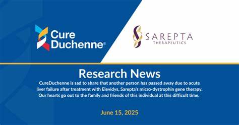 Third patient dies from acute liver failure caused by a Sarepta gene therapy