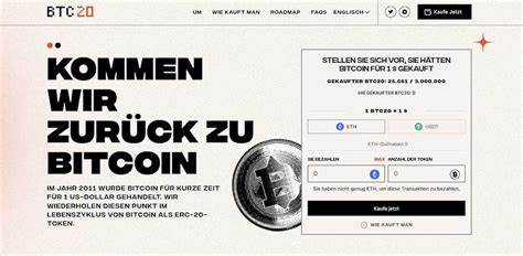 BTC20 Presale Coin kaufen – So kann man „Bitcoin“ für $1 kaufen!