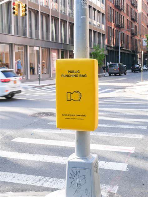 Public Punching Bag