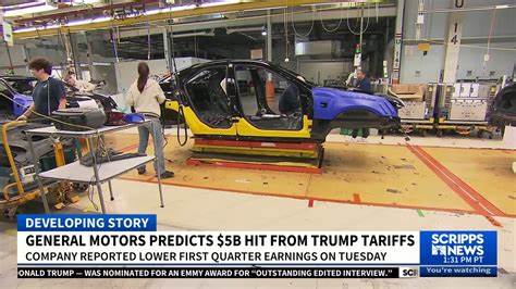 General Motors profit takes a tariffs tumble
