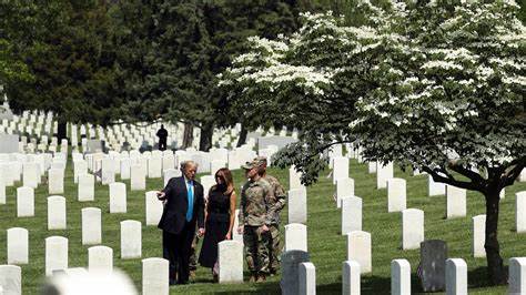 Trump Tries New Excuse for Messy Fight at Arlington National Cemetery - The New Republic