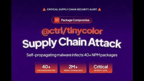 Tinycolor Supply Chain Attack Post-Mortem