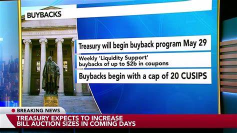 U.S. Treasury Expected to Increase Buyback Program