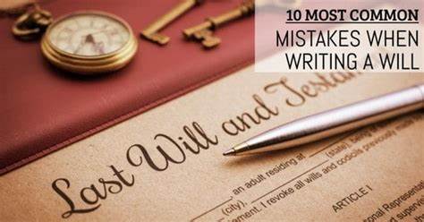 Seven common mistakes to avoid when writing a will
