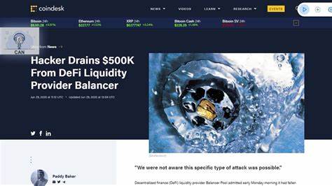 Hacker Drains $500K From DeFi Liquidity Provider Balancer - CoinDesk