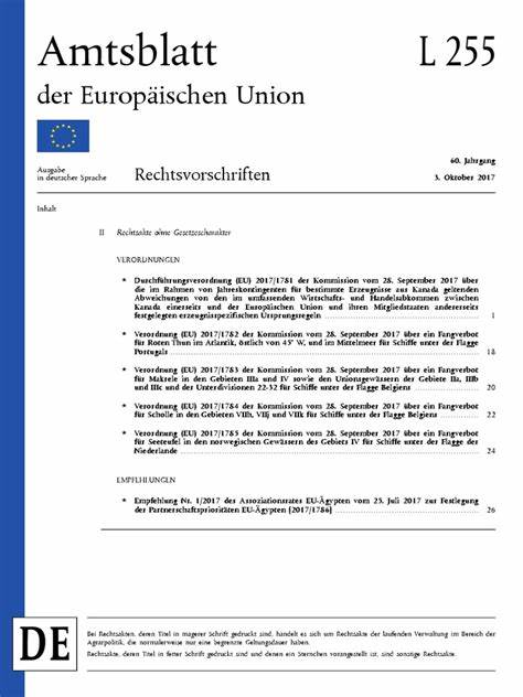 Amtsblatt der Europäischen Union