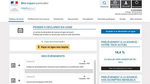 Votre espace particulier sur impots.gouv.fr