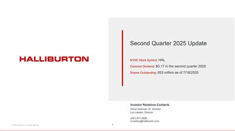 Halliburton Sees Softer Oilfield Services  Market as Profit, Revenue Slide