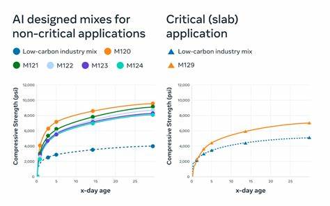 Using AI to make lower-carbon, faster-curing concrete