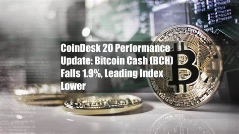 CoinDesk 20 Performance Update: Bitcoin Cash (BCH) Drops 3.1% as Index Trades Lower