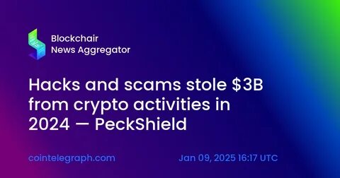 Crypto hacks top $1.6B in Q1 2025 — PeckShield - Cointelegraph