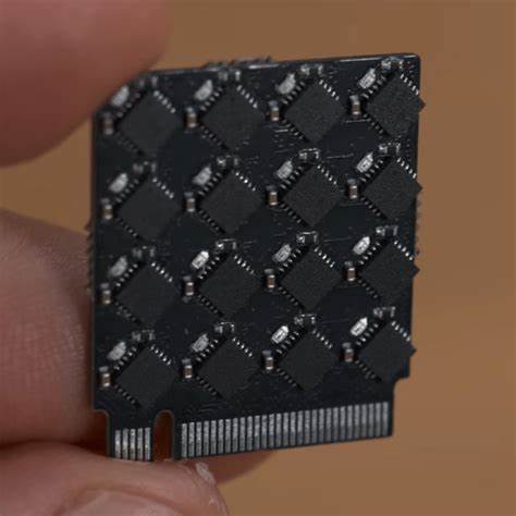 Core RISC-V supercluster on a single M.2 [video]