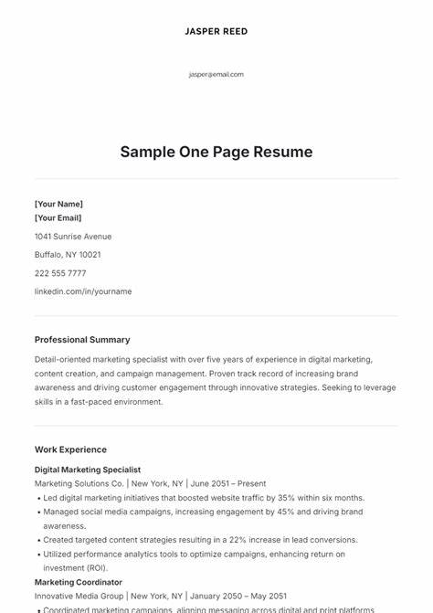 It’s Time to Rethink the One-Page Résumé