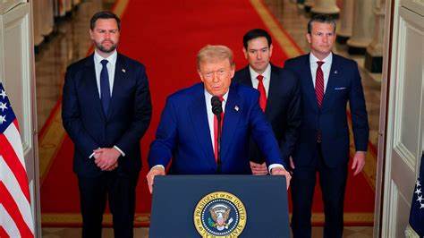 LIVE: Trump addresses nation after US military strikes on Iran nuclear facilities