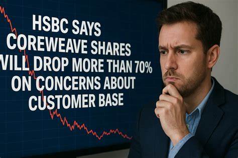 CoreWeave (CRWV) Drops as HSBC Turns Bearish