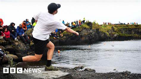 The world stone skimming championships have been rocked by a cheating scandal