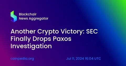 SEC drops another crypto case - Finextra