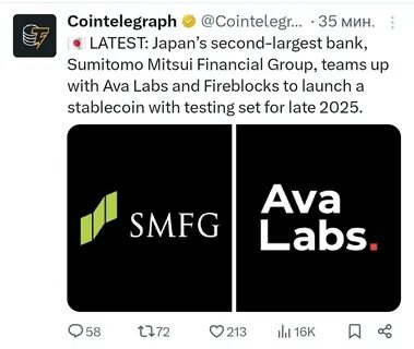 Sumitomo Mitsui Plans Stablecoin With Ava Labs and Fireblocks - Altcoin Buzz