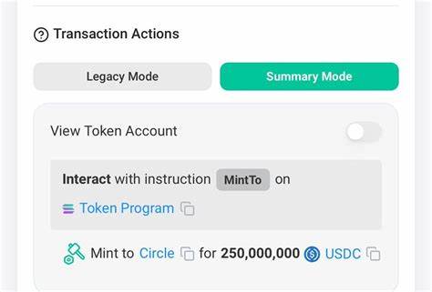 Circle Mints $250 Million in USDC on Solana