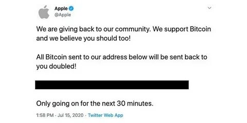 Apple Twitter account hacked in Bitcoin scam campaign - AppleInsider