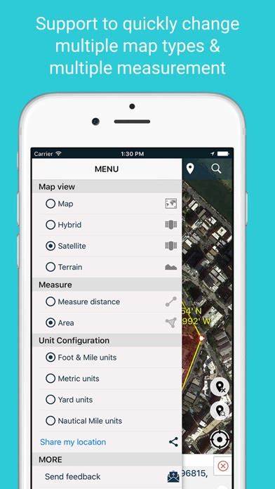 Show HN: A simple iOS-native map measurement app