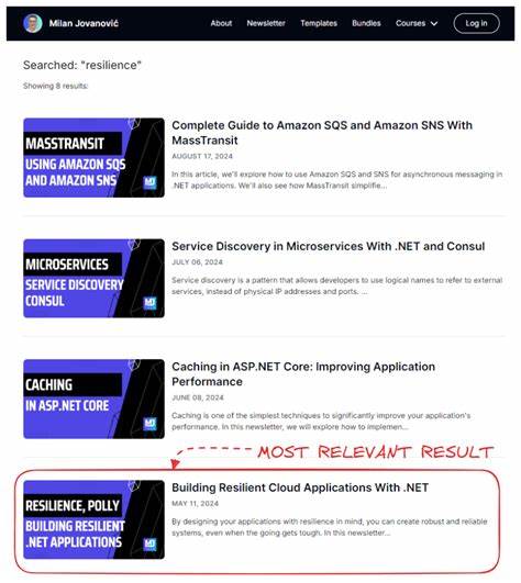 You can't search for resilience in a keyword match